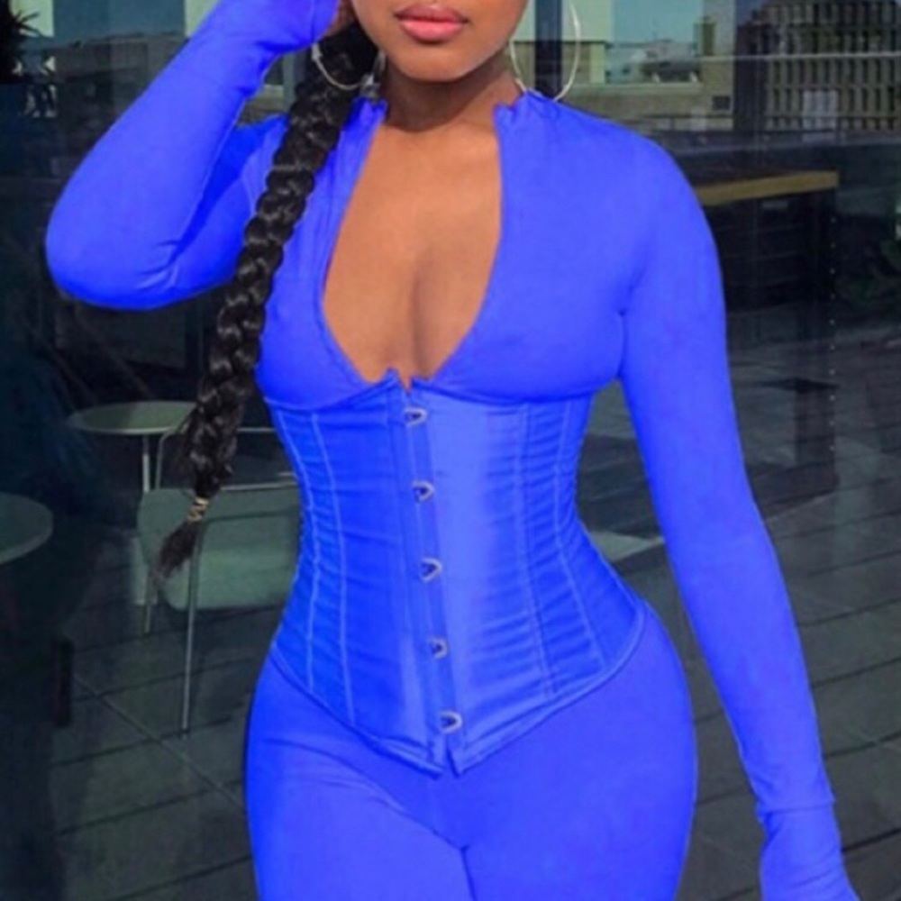 Sexy Snug Fit Corset Jumpsuit